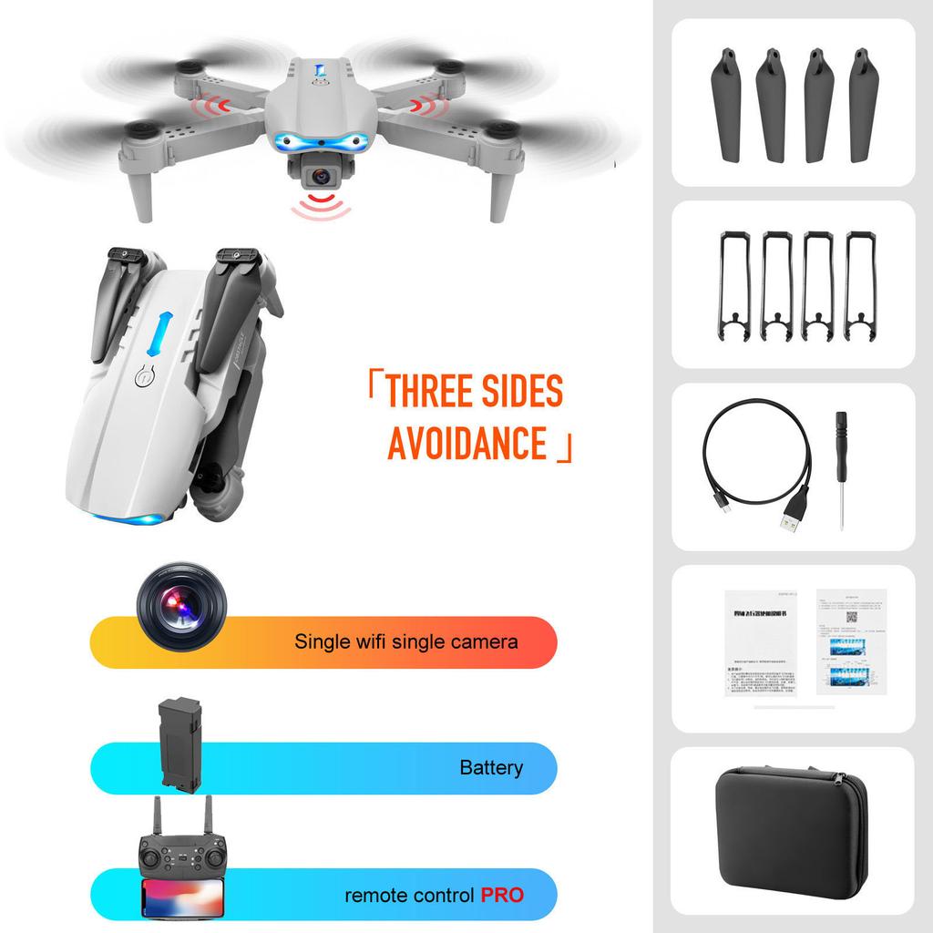 Новый E99 Pro RC Мини Дрон 4K с одной/двойной камерой WIFI FPV Складной квадрокоптер Профессиональный вертолет для аэрофотосъемки игрушка в подарок для