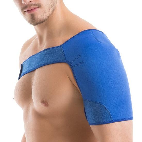 Плечевой бандаж с регулируемой застежкой-лентой Высокоэластичный дышащий облегчение боли Компрессионный поддерживающий рукав для плеч Защитное снаряжение