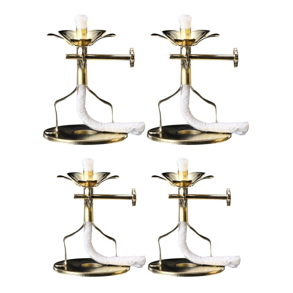 Золотой держатель для фитиля масляной лампы Стенд для фитильной лампы Буддийские принадлежности для алтаря Тибетский