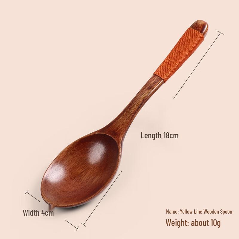 ZISIZ Wooden Multi-Purpose Spoons (5-Pack)