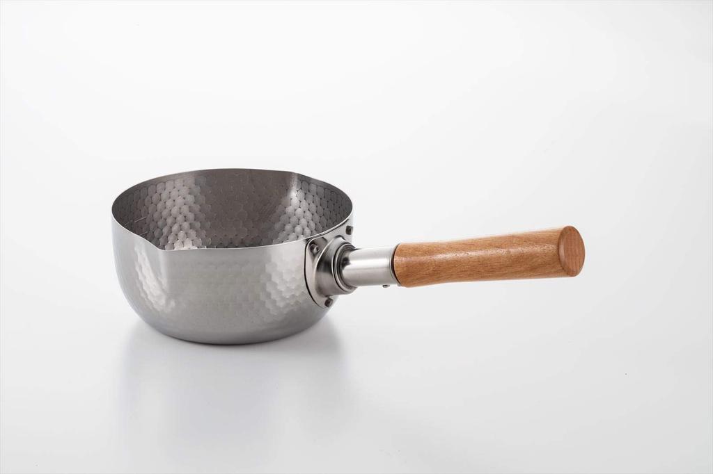 Maruyama Giken KOURIKKA Нержавеющая сталь Юкихира с носиком и для индукционных и газовых плит Сделано в кастрюле, 16 см, 1,3 л, Градуировка, KRY-16, Совместимо,