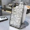Чехол для iPhone 12 Pro Max Силиконовый белый кружевной Чехол для iPhone Air 15 14 13 17 11 16 Plus Мягкий Чехол Funda