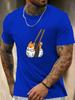 Unisex Crew Neck Sushi Shiba Inu Cartoon Print Short Sleeve Cotton Tee Casual Summer Streetwear Loose Basic Daily Outdoor Wear Top