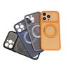 Rotating Bracket Magnetic Suction Acrylic Case for for 16/17 Pro Max Large-Hole Matte Ins Style Design