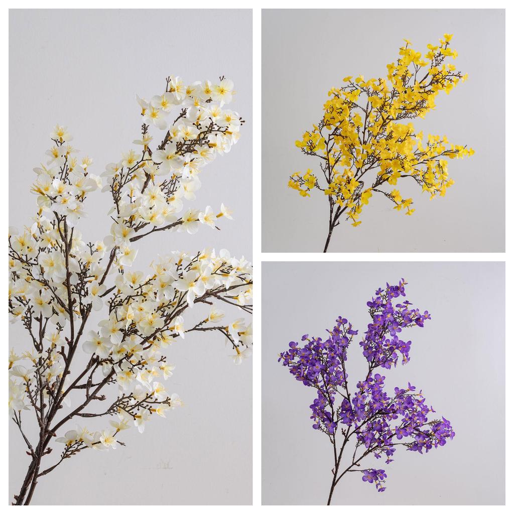 Snow Lantern Alley Japanese Mountain Peach Artificial Flowers for Wedding & Home Decor