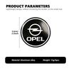 4pcs Car Aluminum Alloy Wheel Center Cap Badge Tire Hub Stickers For Opel Corsa Mokka Astra Cascada Adam Insignia Meriva Vectra