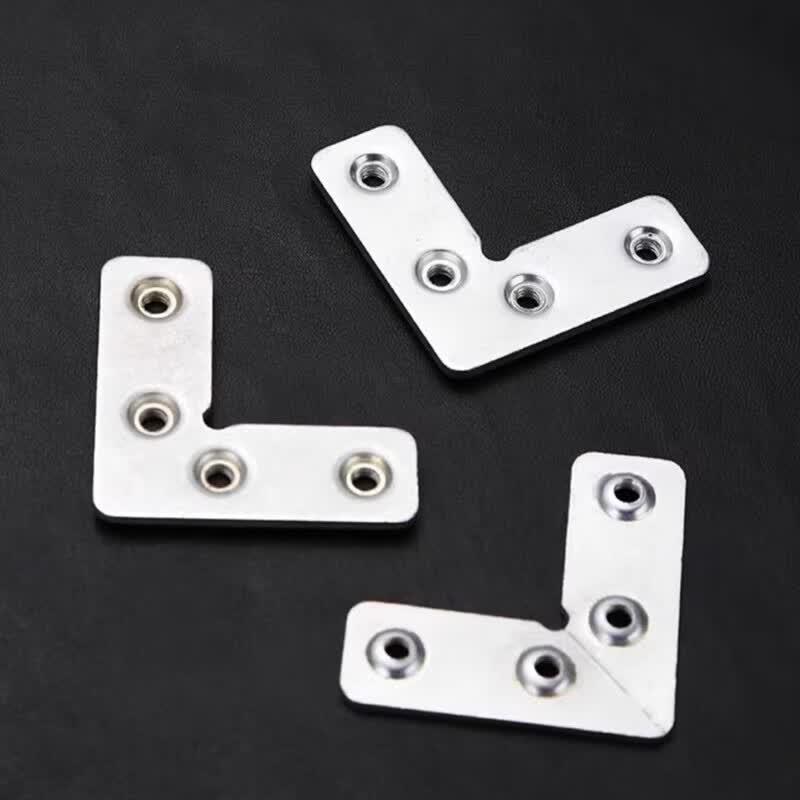 90-Degree Aluminum Door Frame Fixing Brackets