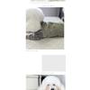 Spring Autumn Pure Cotton Puppy Rompers Clothing Retro Gray Green Print Wrap Belly Jumpsuits For Small Medium Dog Pet Clothes
