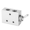 Pneumatic  , G1Celsius8 in 1.5.8 kgfCelsiuscm² Pneumatic Toggle Valve Toggle   2 Position 5 Way Pneumatic Valve Toggle
