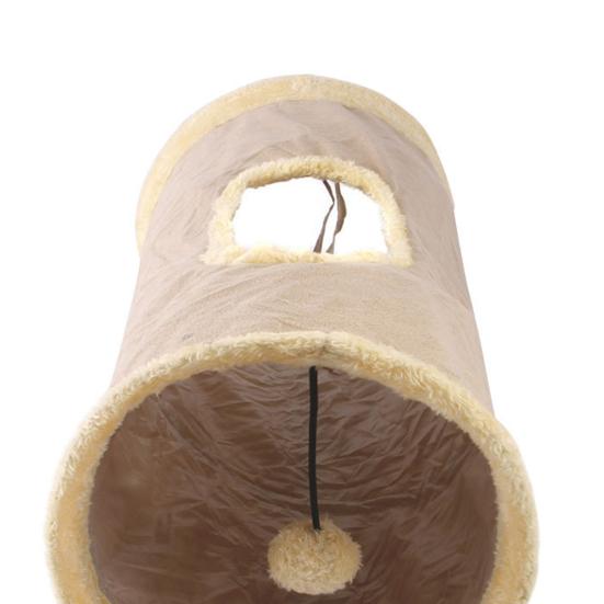 Игрушка-труба для кошек, погремушка, бумажный дизайн, избавляющий от скуки, складная игрушка-туннель для отдыха котят, товары для кошек