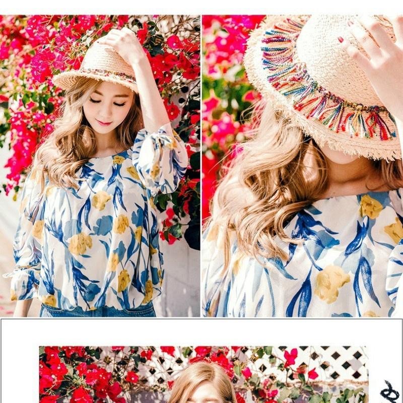 Женские пляжные шляпы, женские цветные летние соломенные шляпы с кисточками, уличные солнцезащитные шляпы для женщин, летняя шляпа