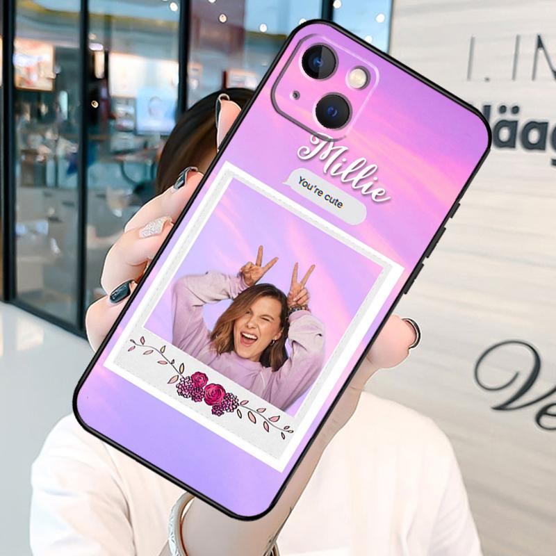 Чехол Millie Bobby Brown для iPhone 13 14 15 16 Pro Max 11 14 15 16 Pro Max XR Plus X XS Max 12 Mini Чехлы Coque