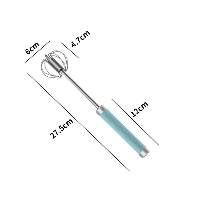 Multiple Colors Semi Automatic Egg Beater Rotating Cream Mixer Household Egg Beater Baking Tool Kitchen Tools 2