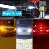 2 шт. P21W светодиодные лампы Canbus 1156 BA15S BAU15S PY21W T20 7440 W21W 7443 W21/5W 3030SMD крутой вентилятор автомобильный сигнал поворота обратный свет без гипервспышки авто лампы
