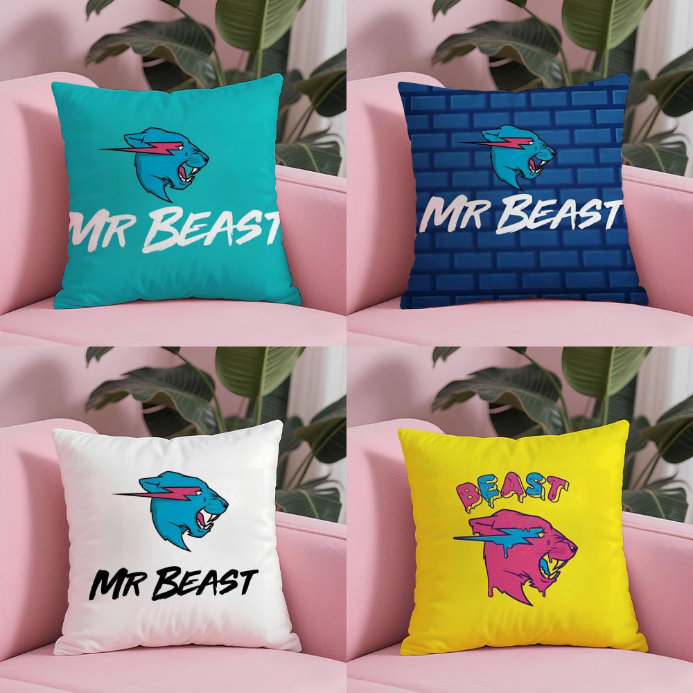 Аниме Mr Gaming B-beast Наволочка Мягкая Плюшевая Ткань Двусторонняя Печатная Наволочка Теплая Зимняя Подушка для Дивана