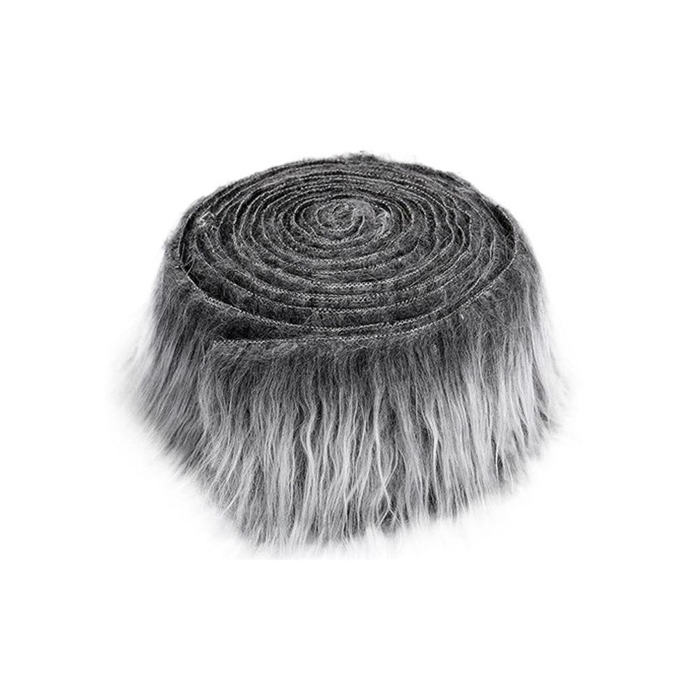 1.5M Faux Fur Ribbon Solid Color Sewing Fabric New Plush Fur Stripe  Christmas Decorations