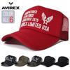 AVIREX Ограниченная серия кепок-сеток из США с вышивкой спереди (коричневый)