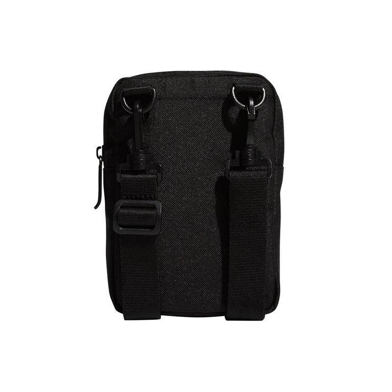 Adidas Полиэстеровая наплечная сумка унисекс черная Adidas GN9862