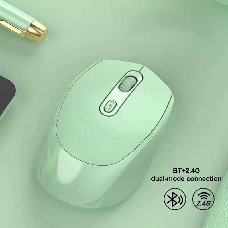 Беспроводная мышь USB Перезаряжаемая Bluetooth Бесшумная мышь 2.4G Эргономичная игровая мышь Для Macbook Ноутбука ПК Ноутбуков Офиса