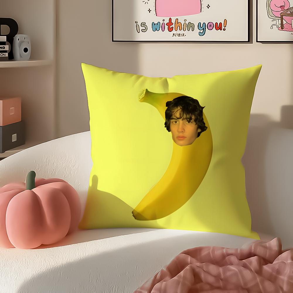 Soulful Latin Spanish Singer SSombr Cushion Cover Pillowcase Short Plush Invisible zipper Room Sofa Cushion Cover