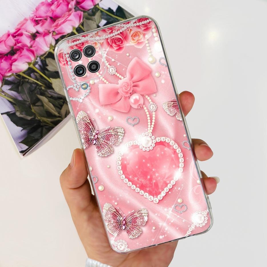 Чехол для Samsung Galaxy A12 F12 M12 Модный Расписной Чехол Прозрачные Силиконовые Чехлы для Телефона Для Samsung A12 M 12 Galaxy M12 Мягкие Fundas