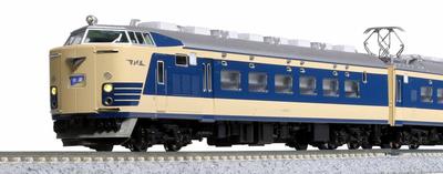KATO Базовый набор железнодорожных моделей поездов серии N Gauge 581 Slit Typhon, 7 вагонов, 10-1717