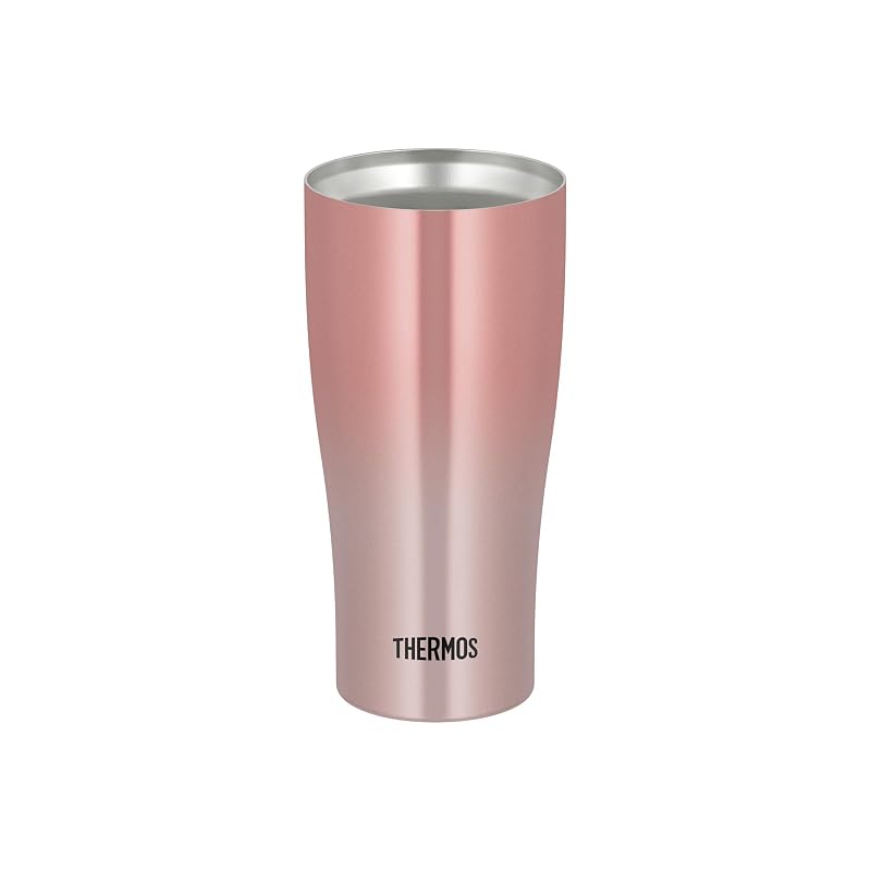 Термос-кружка с вакуумной изоляцией Thermos 420 мл Красный градиент Можно мыть в посудомоечной машине Вакуумная конструкция сохраняет напитки горячими или холодными JDY-421C R-G