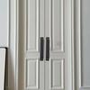 Black Barn Door Pull Handle 153mm Hole Spacing Door Handle Bar Modern Sliding Door Pull  Wardrobe