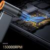 2025 Новый Бесщеточный Двигатель для Пылесоса 130000 об/мин Высокоскоростной Турбо Светодиодный Дисплей Ручной Воздуходув Мощный Беспроводной Пылесос Для Автомобиля