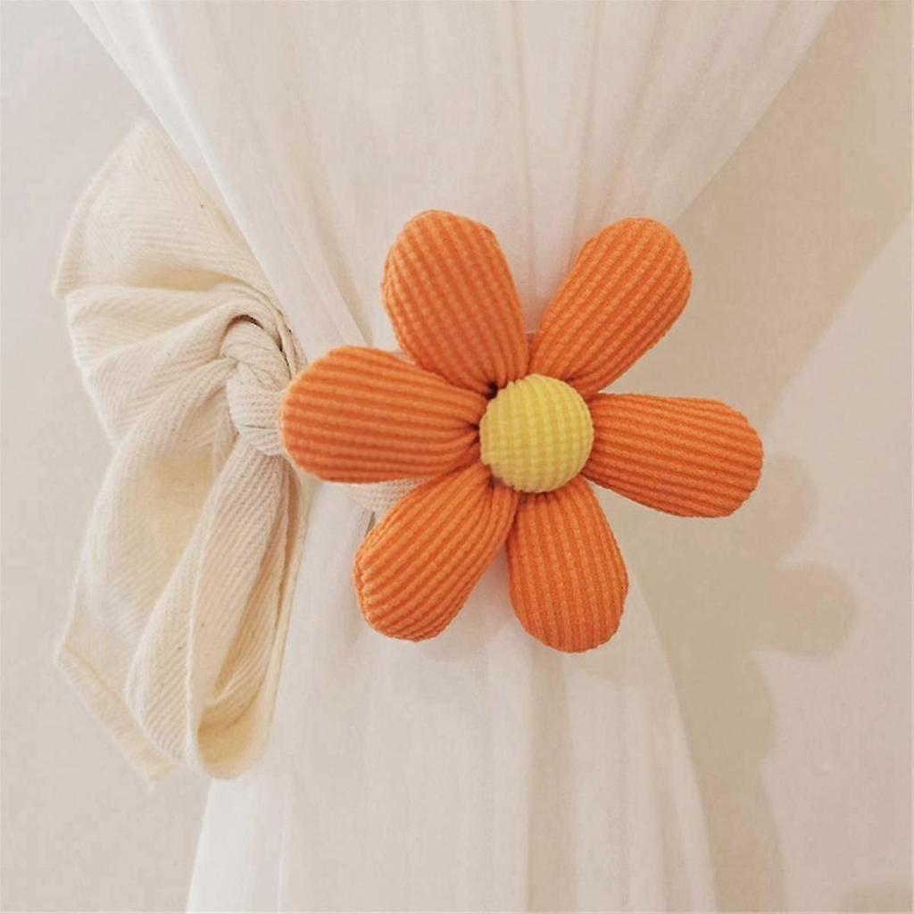 Flower Shape Window Curtain Bundle Band Kids Room Hanging Curtain Holders Tie Backs Curtain Accesso