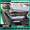Для BMW X5 G05 X6 G06 ABS глянцевый автомобильный комплект фар для бровей и век 30i 30d 35i 35d 40i 40d 45e M50i M50d