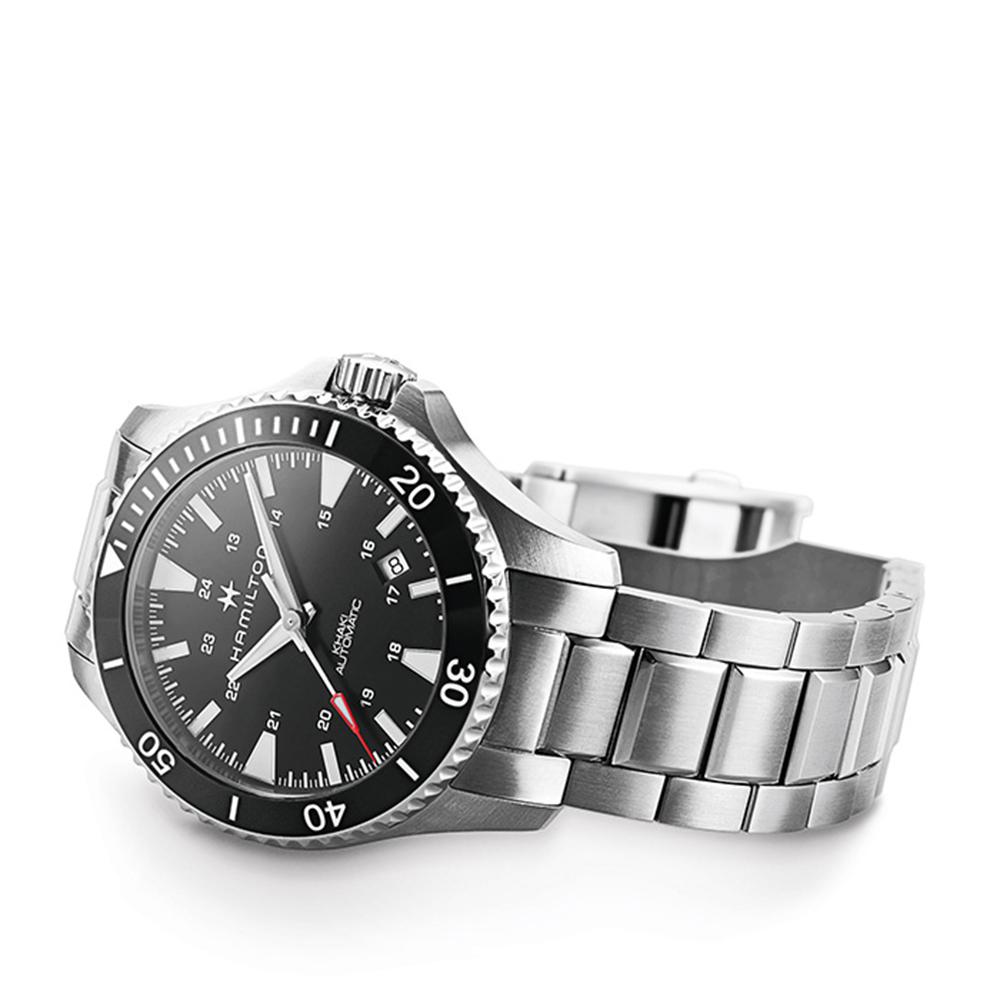 Hamilton H82335131 Хаки Scuba Автоматические Мужские Часы 40 мм Черный Металл