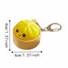 With Steamer Light-Up Steamed Bun Keychain Cute Pinch Keyboard Fidget Toy  Boys Girls