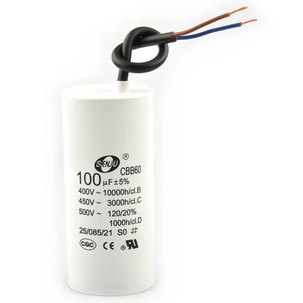 450V Motor Run Capacitor Round Water Pump Capacitor Reliable Washer Capacitor