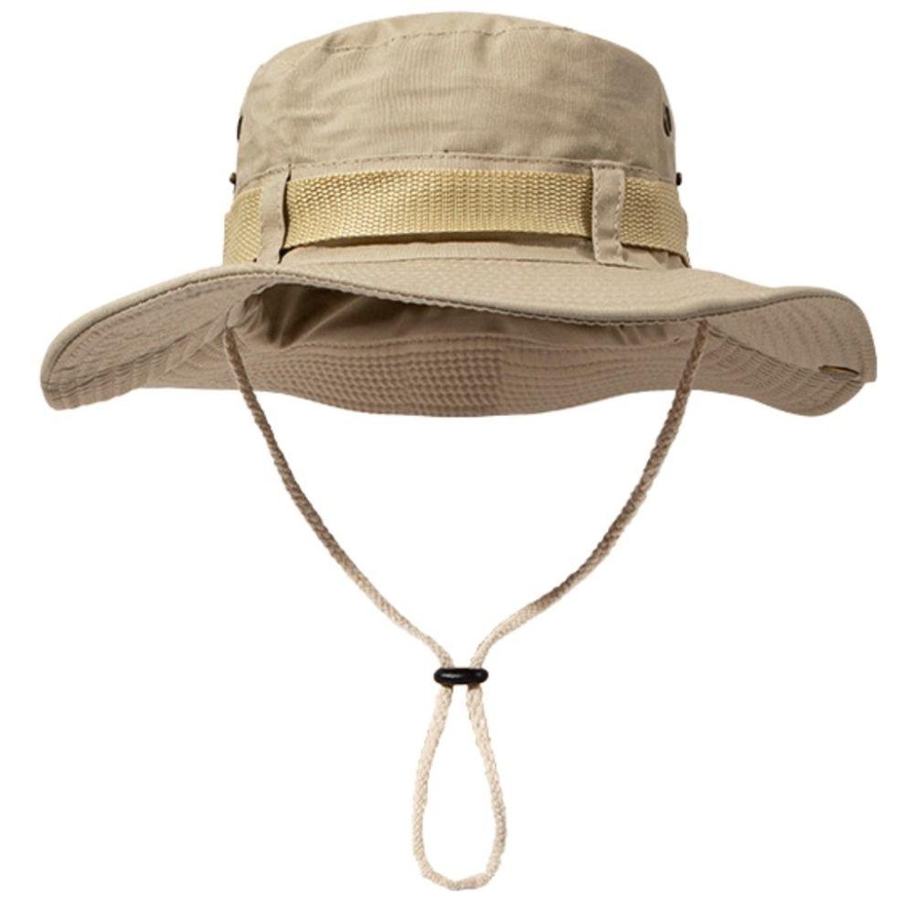 Breathable Bucket Hat Anti-UV Sun Hat Summer Fishing Cap  Camping Hiking