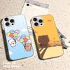 Милый Мультяшный Чехол Bubu Dudu Для IPhone 17 16 15 14 13 12 11 Plus Pro Max Сатиновый Цветной Глянцевый Поверхностный Чехол для Телефона