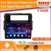 Android Car Video 2di For Nissan Primastar J4 For Opel Vivaro X83 For Renault Trafic 2 Stereo Radio Player Navigation Carplay BT