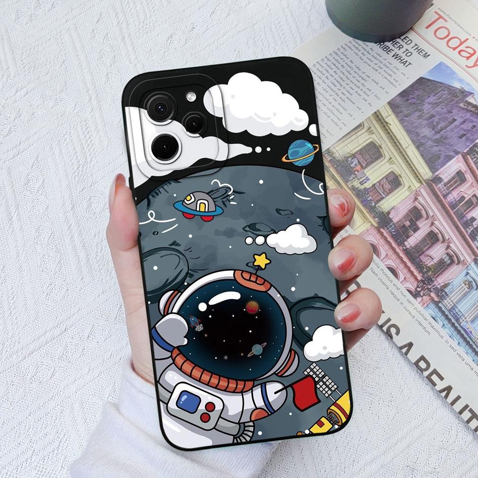 Силиконовый чехол для Honor X8A X7A X5 9X Pro Magic5 Pro X6 X7 X8, модный защитный чехол для камеры, мягкий квадратный чехол, противоударный матовый астронавт для чести, бампер