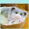Ragdoll Tie Bow Cat Adorable Stuffed Animal Toy Pillow For Children Room Decor