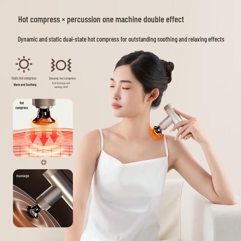 J6 Hot Compress Fascia Massage Gun CN plug (adapter included)