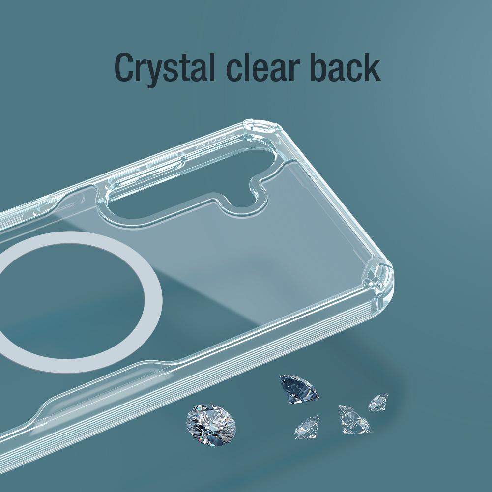 Nillkin Nature Pro Shockproof Case with Magnetic Ring for Samsung Galaxy S24+ - White