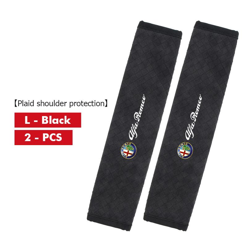 For Alfa Romeo Car Seat Belt Shoulder Protection Pad C Breathable Shoulder Case 159 Giulietta Giulia 147 Mito 156 159 166 GT