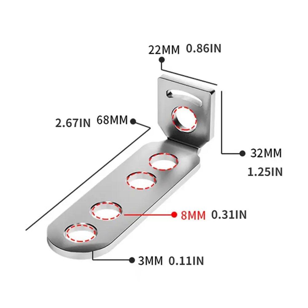 Универсальный монтажный кронштейн для мотоциклетной фары, зеркала заднего вида, сигнальной лампы, фиксированный кронштейн