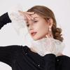 Съемные Отстегивающиеся Накладные Рукава Тонкие Плиссированные Накладные Манжеты Элегантные Кружевные Манжеты Женские