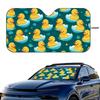Car SunShade Windshield Foldable Three-layer Insulation Cartoon Rubber Duck Sunshade By Suction Cup Blocks UV Rays Sun