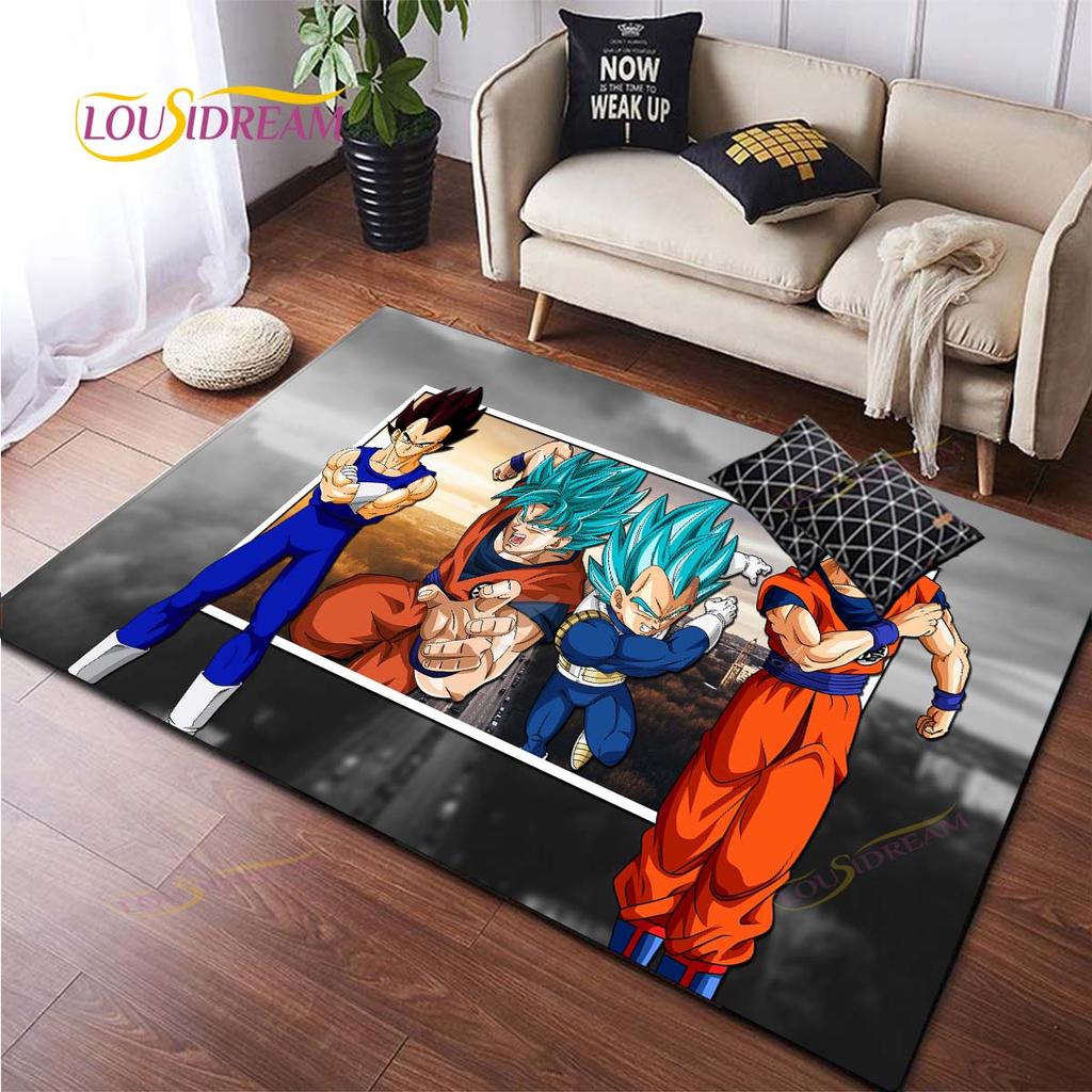 Аниме Dragon Ball Z Гоку узор ковры гостиная противоскользящий коврик детские коврики для спальни коврик для йоги большой ковер декор
