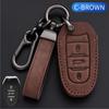 Oli Leather Car Key Case Cover Shell Fob Holder For Peugeot 308 408 508 2008 3008 4008 5008 For Citroen C4 C6 C3-XR Accessories