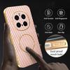 For Honor Magic7 Pro 5G Phone Case Carbon Fiber Textured Electroplated TPU Back Cover