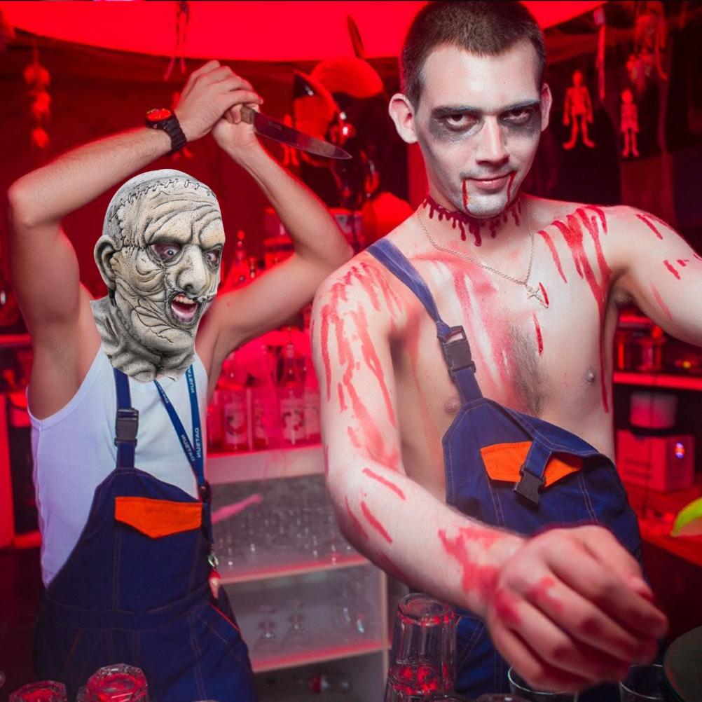 Фигурка из фильма ужасов Косплей Маска для лица Латексная маска для лица Головной убор Хэллоуин Нарядный костюм Реквизит