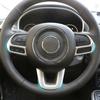Car Steering Wheel Panel Sticker Cover Trim for Jeep Compass 2017 2018 2019 2020